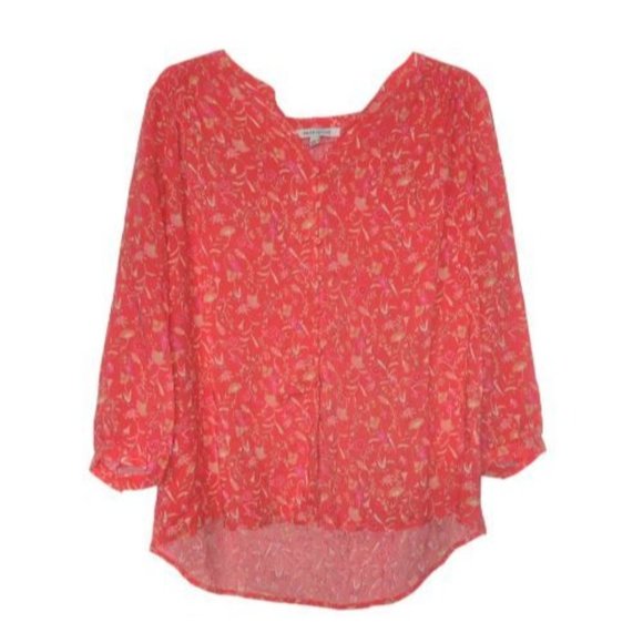 Rose + Olive Women's Floral Top - Picture 1 of 5